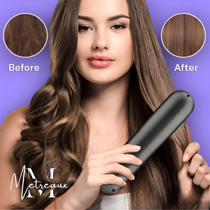 🔥 Offre spéciale : 50 % de réduction 💁‍♀️ Peigne lissant chauffant sans fil en céramique