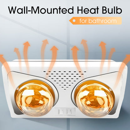 Ampoule chauffante murale pour salle de bain